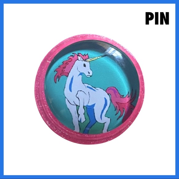 Jewelry - Bright Unicorn Glitter Pin